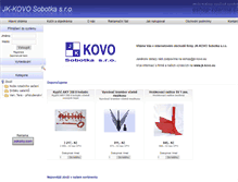 Tablet Screenshot of eshop.jk-kovo.eu